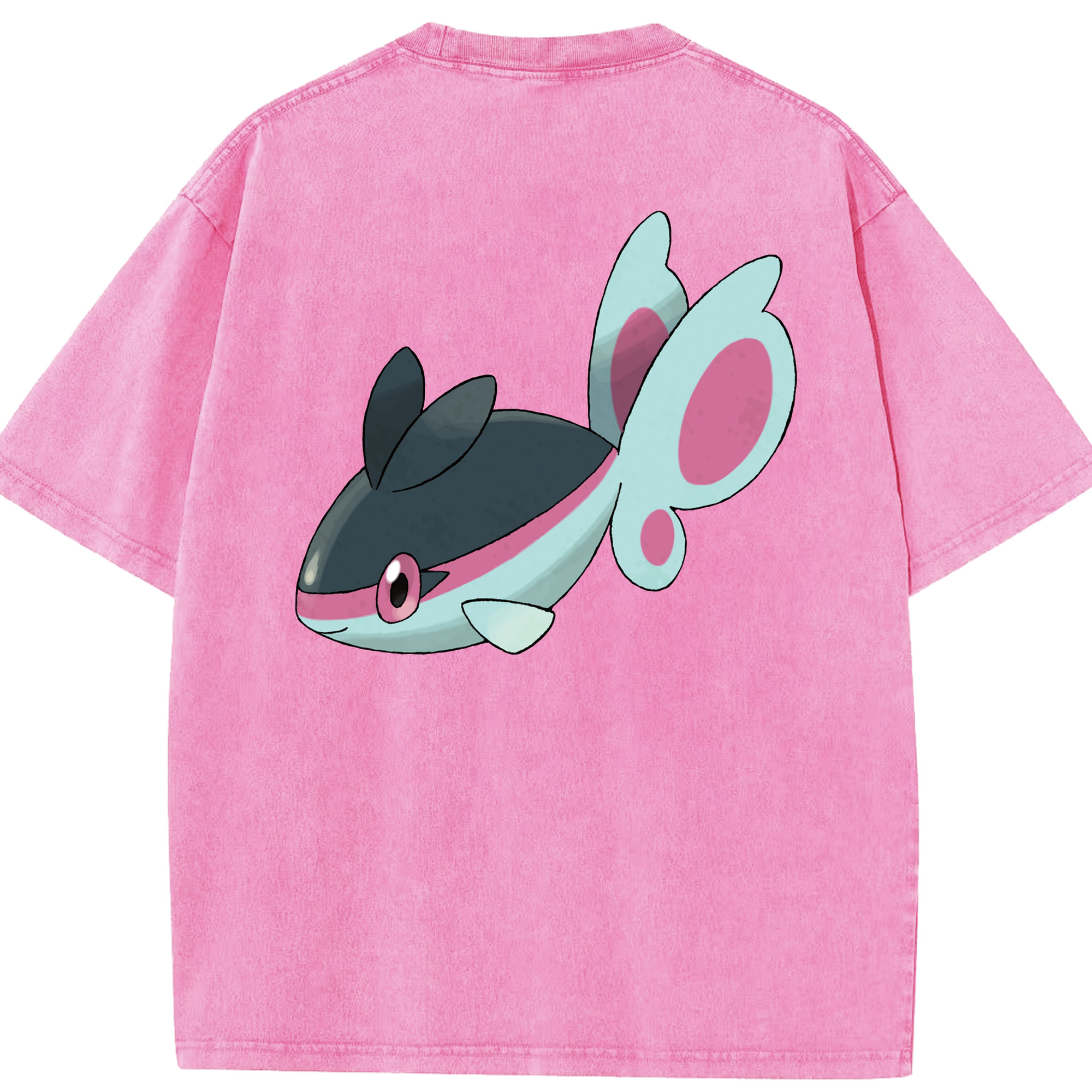 （画像用） ポケットモンスター Pokémon 綿100% ヴィンテージ風 半袖Tシャツ（背面プリント）
